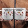 It Takes A Long Time To Grow Old Friends Birth Flowers - Personalized Marble Mug