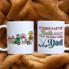 It Takes A Lot Of Balls To Golf Like Dad/Grandpa - Personalized White Mug