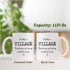 It Takes a Village Thank You for Being Part of Ours Coffee Mug Appreciation Gift
