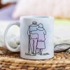 It Turns Out I Like You More Than I Originally Planned, Old Couple White Mug