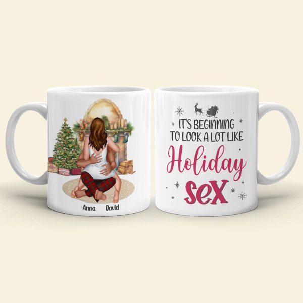 It's Beginning To Look A Lot Like Holiday Personalized Coffee Mug, Couple Gift