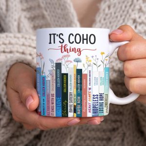 It's Coho Things, Personalized 03NATN141223 Bookworms Coffee Mug, Gift For Book Lovers