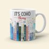 It's Coho Things, Personalized 03NATN141223 Bookworms Coffee Mug, Gift For Book Lovers