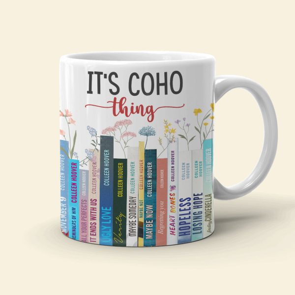It's Coho Things, Personalized 03NATN141223 Bookworms Coffee Mug, Gift For Book Lovers