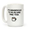 It's Dangerous To Go Alone Take This Coffee Parody Coffee Mug