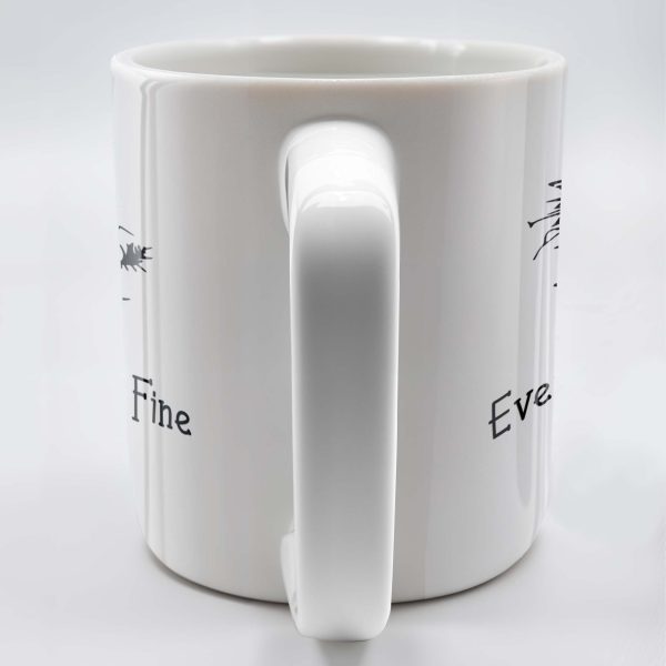 It's Fine, I'm Fine, Everything Is Fine Cartoon Character - Personalized Custom Coffee Mug - BST136_MG