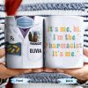 It's Me, Hi. I'm The Pharmacist. It's Me, Pharmacist Lab Coat and Medical Tools - Personalized Custom Coffee Mug - GRAD310_MG