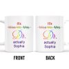 It's Miss Ms. Mrs. Dr. Actually Personalized Coffee Mug - Personalized Custom Coffee Mug - COL057_MG