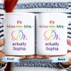 It's Miss Ms. Mrs. Dr. Actually Personalized Coffee Mug - Personalized Custom Coffee Mug - COL057_MG