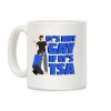 Its Not Gay If Its TSA Blue Text Coffee Mug