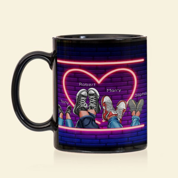 It's Not How Many Walk Personalized Black Mug, Gift For Family