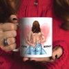 It's Not That I'm Horny Naughty, Personalized Couple Mug, Valentine Gifts, Couple Mug, 131223