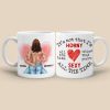 It's Not That I'm Horny Naughty, Personalized Couple Mug, Valentine Gifts, Couple Mug, 131223