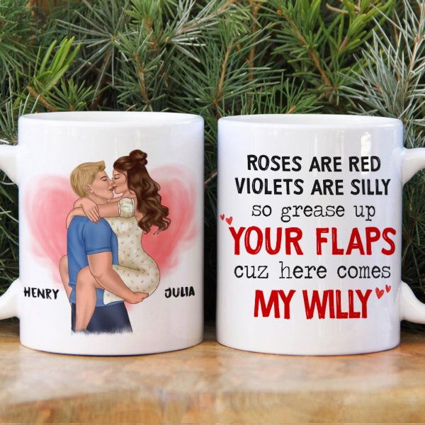 It's Not That I'm Horny Personalized Naughty Couple Mug, Gift For Couple
