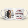 It's the story that got us here , Personalized White Mug for Couples