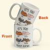 It's Too Peopley Outside - Personalized Mug