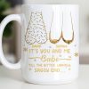 It's You And Me Babe, Older Couple Figures - Personalized Custom Coffee Mug - CPL1232_MG