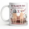 It's You And Me Babe Till The Bitter, Wrinkly, Saggy End - Personalized Custom Coffee Mug - CPL1308_MG