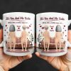 It's You And Me Babe Till The Bitter, Wrinkly, Saggy End - Personalized Custom Coffee Mug - CPL1308_MG