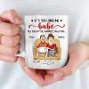 It's You And Me Till The Bitter End - Couple Personalized Custom Mug - Gift For Husband Wife, Anniversary