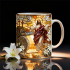Jesus Resurrection - Personalized White Edge-to-Edge Mug - Easter Gift For Christian HH01