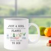Just a Girl Standing in Front of Her Plants Asking Them Not to Die Coffee Mug Funny Plant Lover Gift