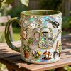 Just A Girl Who Love Gardening - Personalized Accent Mug - Gift For Gardening Lovers, Gardeners HH01