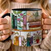Just A Girl Who Loves Books - Personalized Accent Mug - Gift For Her HH01