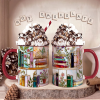 Just A Girl Who Loves Books - Personalized Accent Mug - Gift For Her HH01