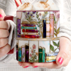 Just A Girl Who Loves Books - Personalized Accent Mug - Gift For Her HH01