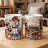 Just A Girl Who Loves Books - Personalized Ceramic Mug - Gift For Her, Book Lovers | NL122