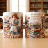 Just A Girl Who Loves Books - Personalized Ceramic Mug - Gift For Her, Book Lovers | NL122