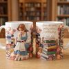 Just A Girl Who Loves Books - Personalized Ceramic Mug - Gift For Her, Book Lovers | NL122