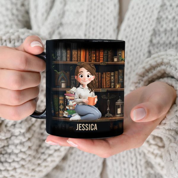 Just A Girl Who Loves Books - Personalized Mug | CLB1