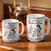 Just A Girl Who Loves Books And Dogs - Personalized White Edge-to-Edge Mug