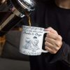 Just A Girl Who Loves Books And Dogs - Personalized White Edge-to-Edge Mug