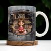 Just A Girl Who Loves Books And Reading - Personalized Custom Coffee Mug - BLV060_MG