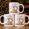 Just A Girl Who Loves Books And Sakura Tree - Personalized Custom Coffee Mug - BLV018_MG