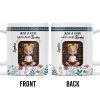 Just A Girl Who Loves Books With Floral Design - Personalized Custom Coffee Mug - BLV056_MG