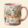 Just A Girl Who Loves Gardening - Personalized Accent Mug - Gifts For Garden Lovers HH01