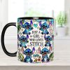 Just A Girl Who Loves Sti - Personalized Accent Mug - Gift For Her, Movie Fans HH01