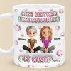 Just Like Mom, But Cooler - Family Personalized Custom 3D Inflated Effect Printed Mug - Mother's Day, Gift For Mom, Daughter