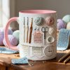 Just Love Crocheting - Personalized Accent Mug - Gift For Her HH01