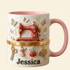 Just Love Sewing - Personalized Accent Mug HH01