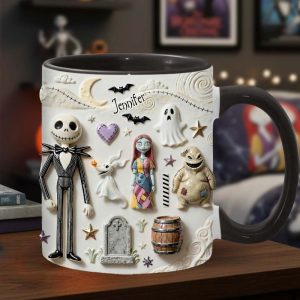 Just Love Spooky - Personalized Accent Mug - Christmas Gift For Movie Fans HH01