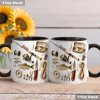 Just Loves Fishing - Personalized Accent Mug HH01