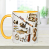 Just Loves Fishing - Personalized Accent Mug HH01