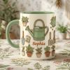 Just Loves Gardening - Personalized Accent Mug - Gift For Garden Lover HH01