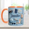 Just Loves Traveling - Personalized Accent Mug HH01