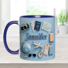 Just Loves Traveling - Personalized Accent Mug HH01